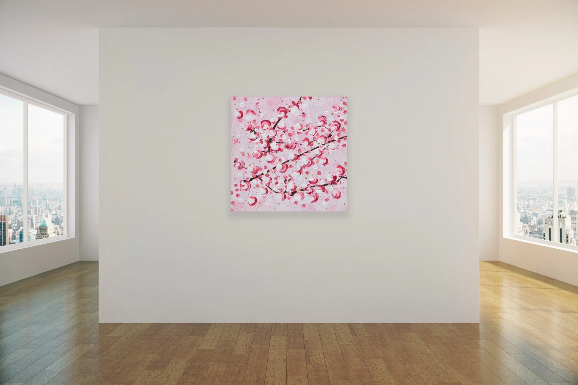 cherry-blossoms-painting-vicky-paul-floral-art-sakura