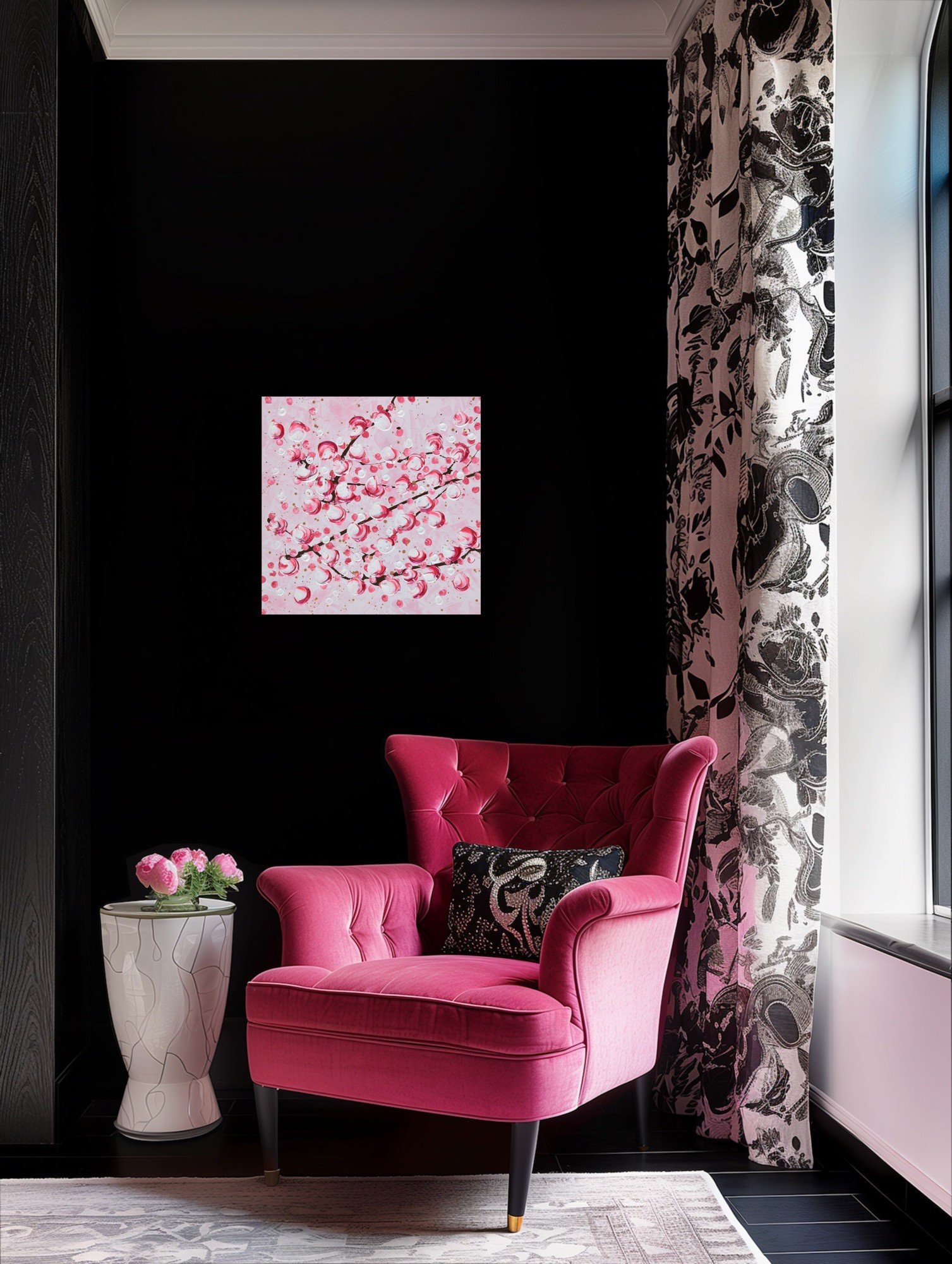 cherry-blossoms-painting-vicky-paul-floral-art-sakura