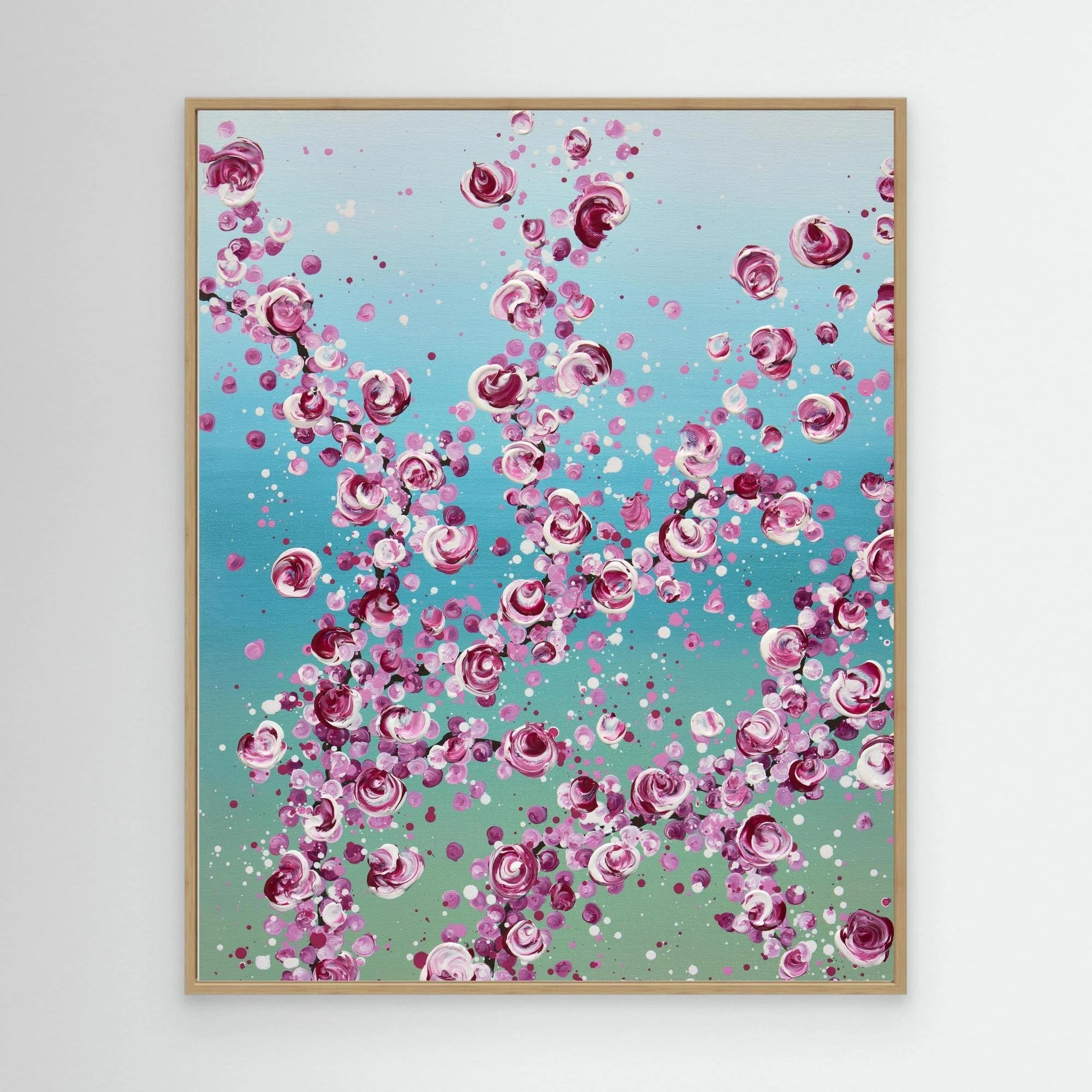 Cherry Blossoms Confidence - Fine Art Canvas Print