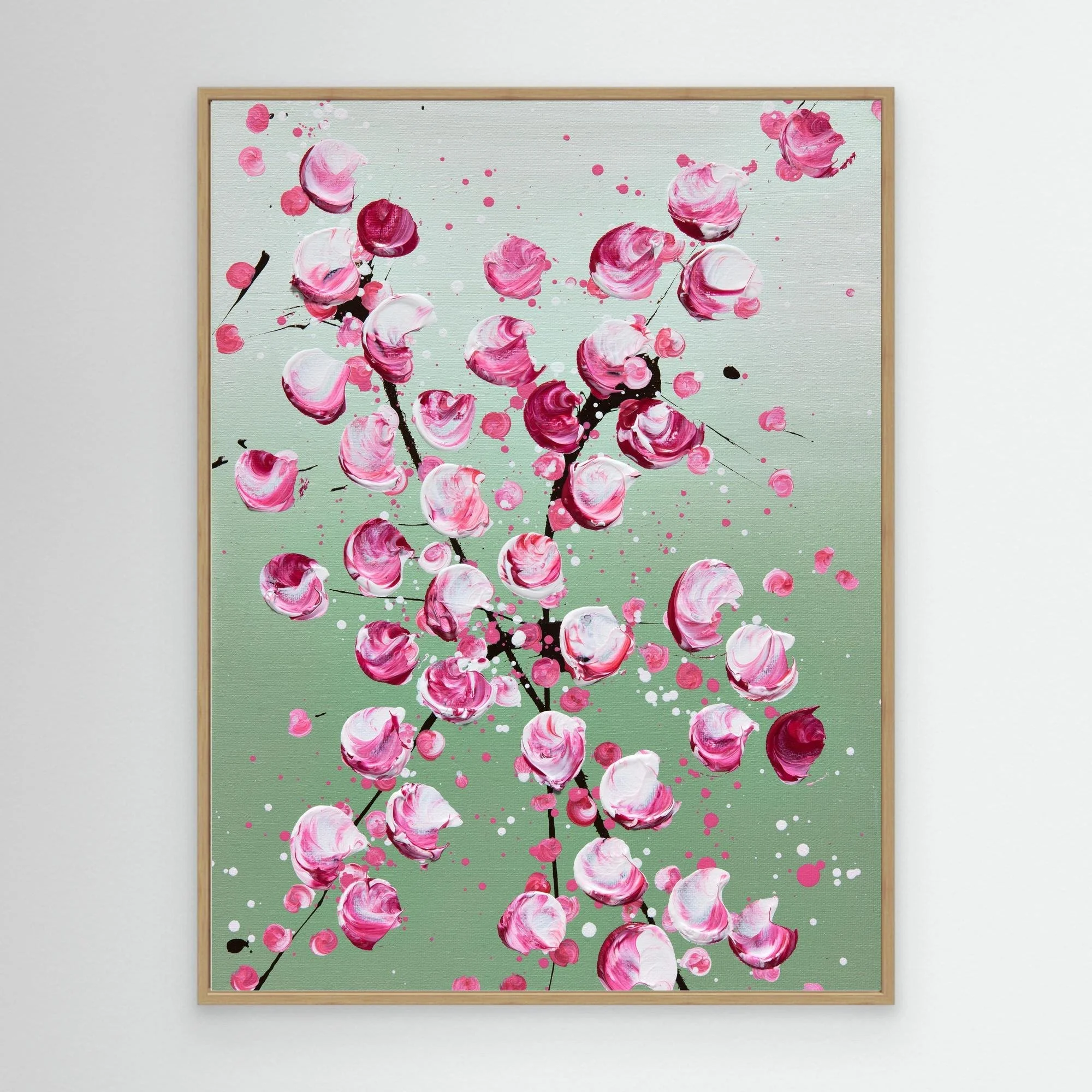 Cherry Blossoms Humility - Fine Art Canvas Print
