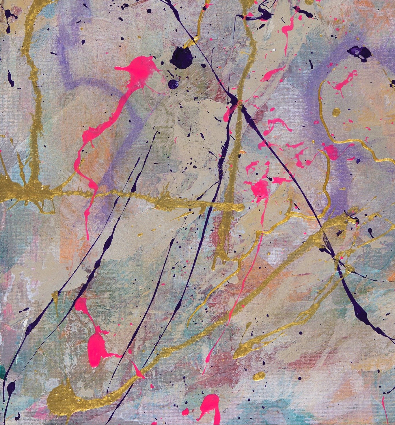 The Moment Before original abstract painting by Scottish contemporary artist Vicky Paul