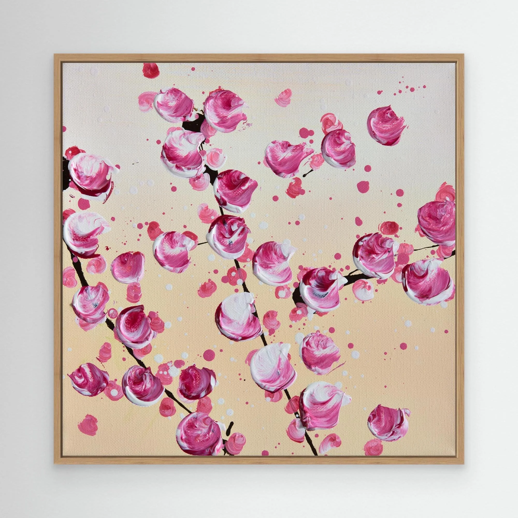 Cherry Blossoms Kindness - Fine Art Canvas Print