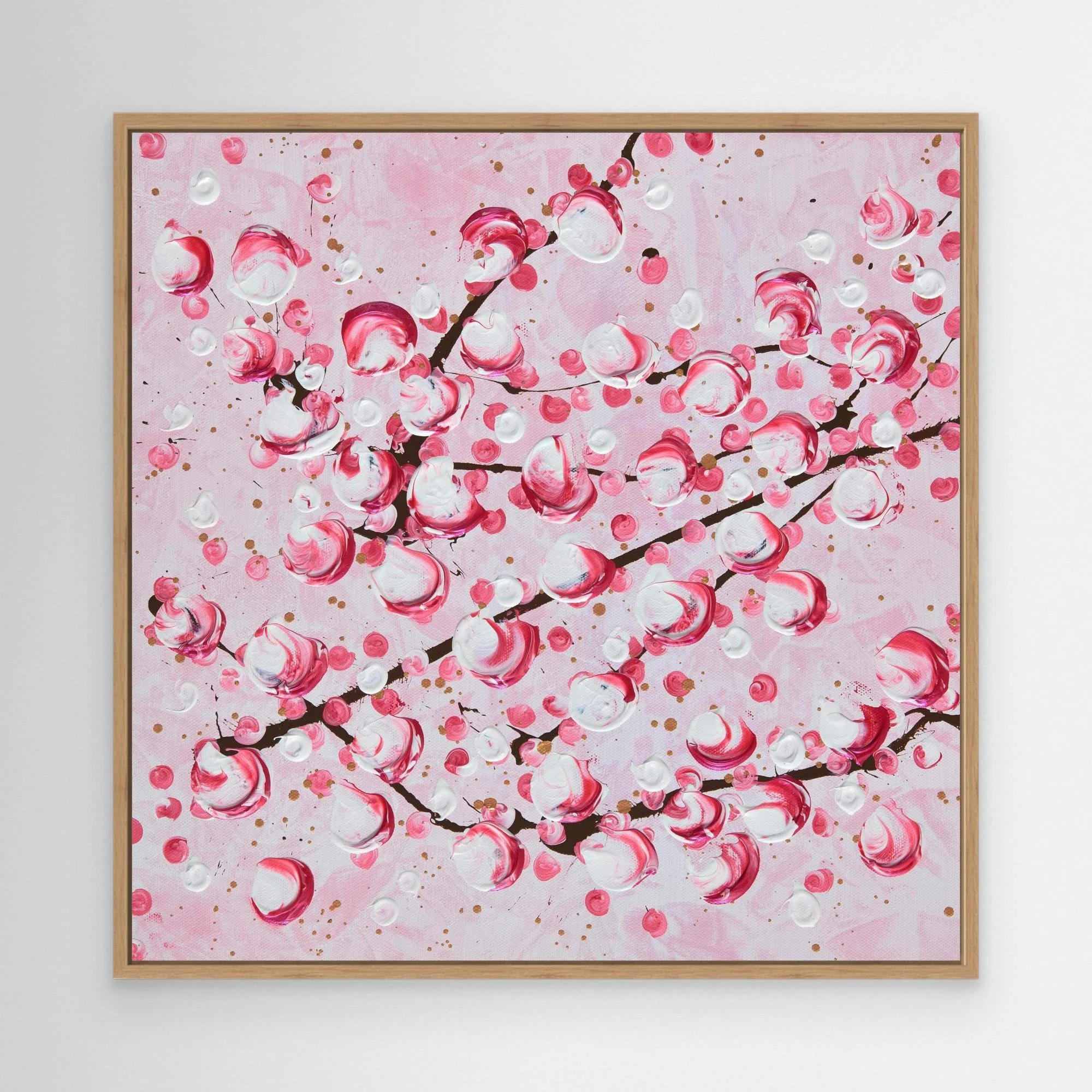 Cherry Blossoms Optimism - Fine Art Canvas Print