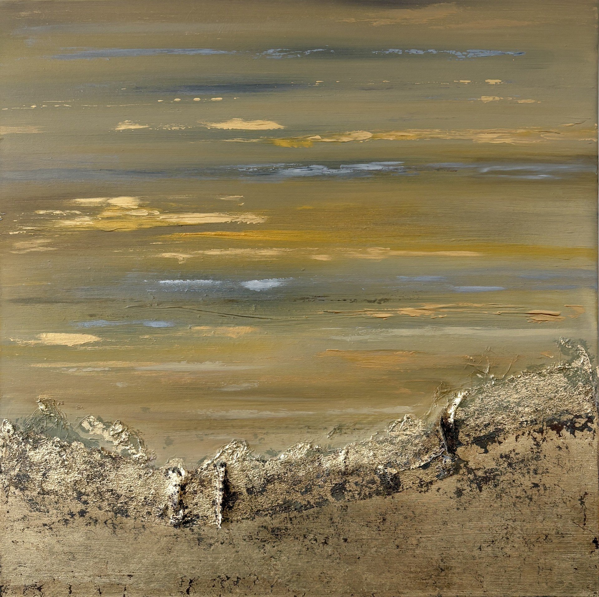 Intuitive abstract painting by Vicky Paul exploring energy, emotion, memory and identity