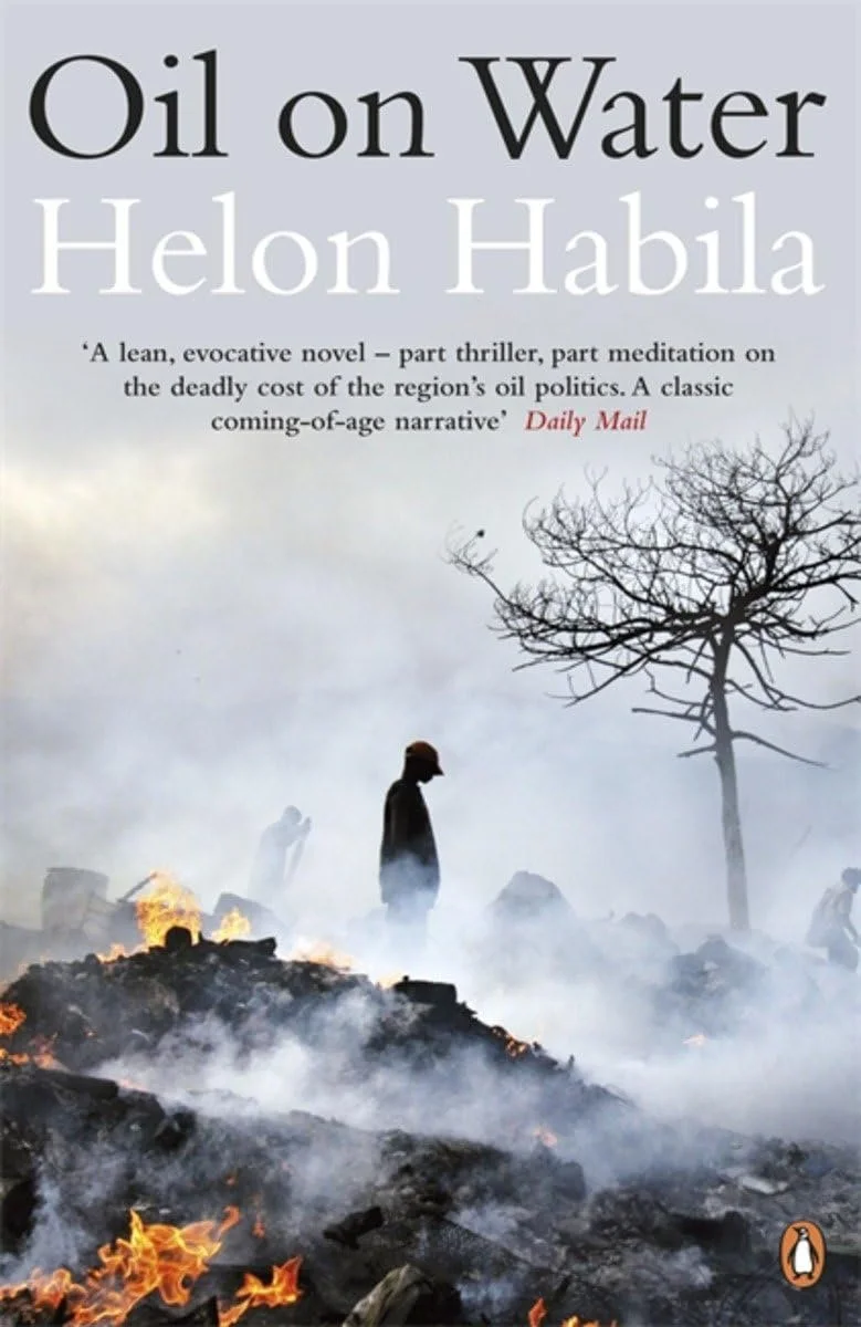 Oil on water book cover by Helon Habila