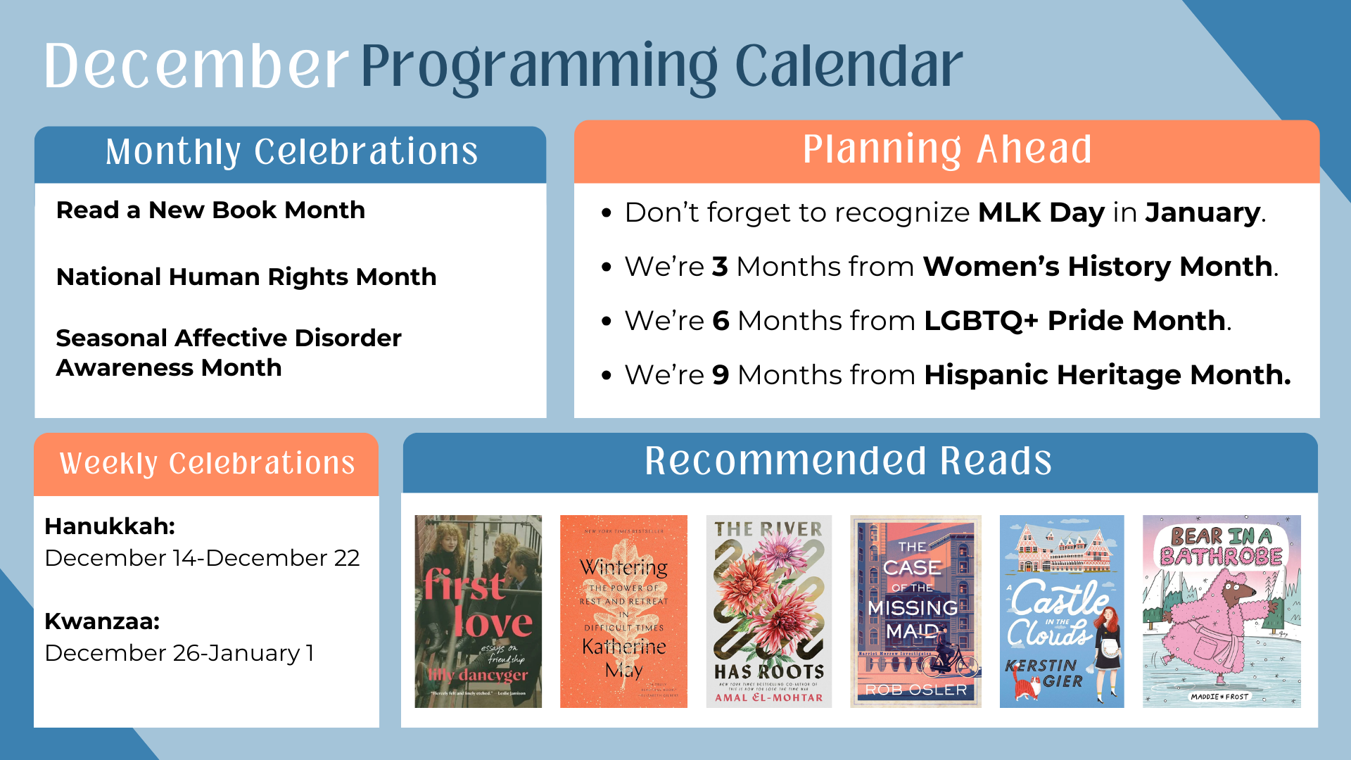 December 2025 Calendar for Event Planners