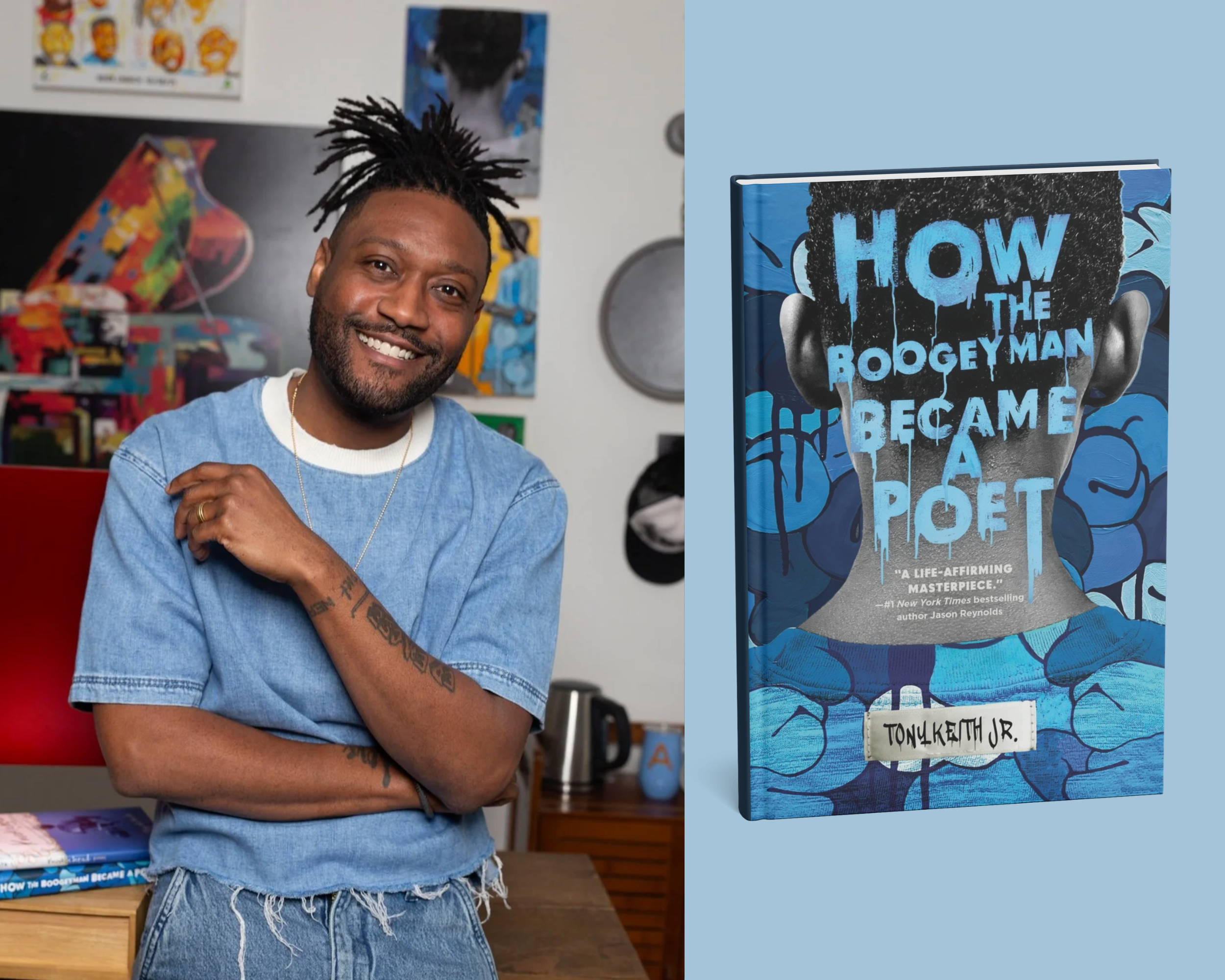 Tony Keith Jr. and his debut memoir in verse, How The Boogeyman Became a Poet