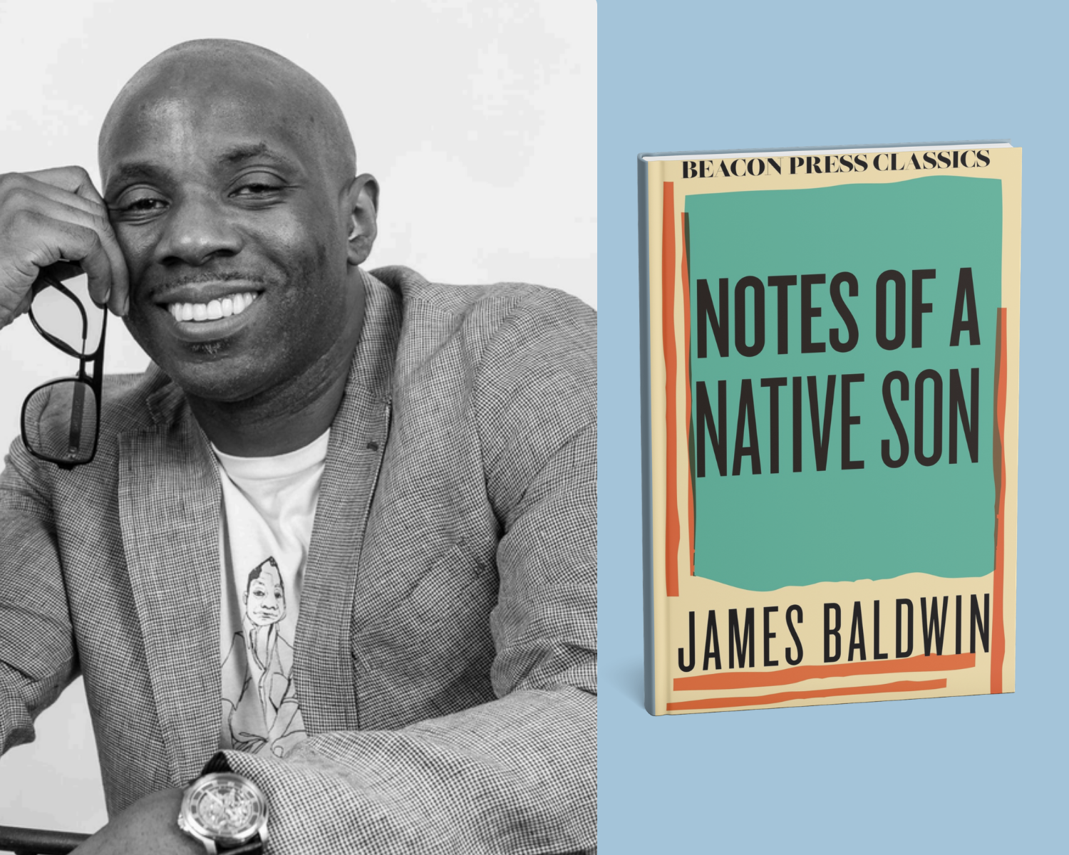Speaker Trevor Baldwin and his uncle's book Notes of a Native Son