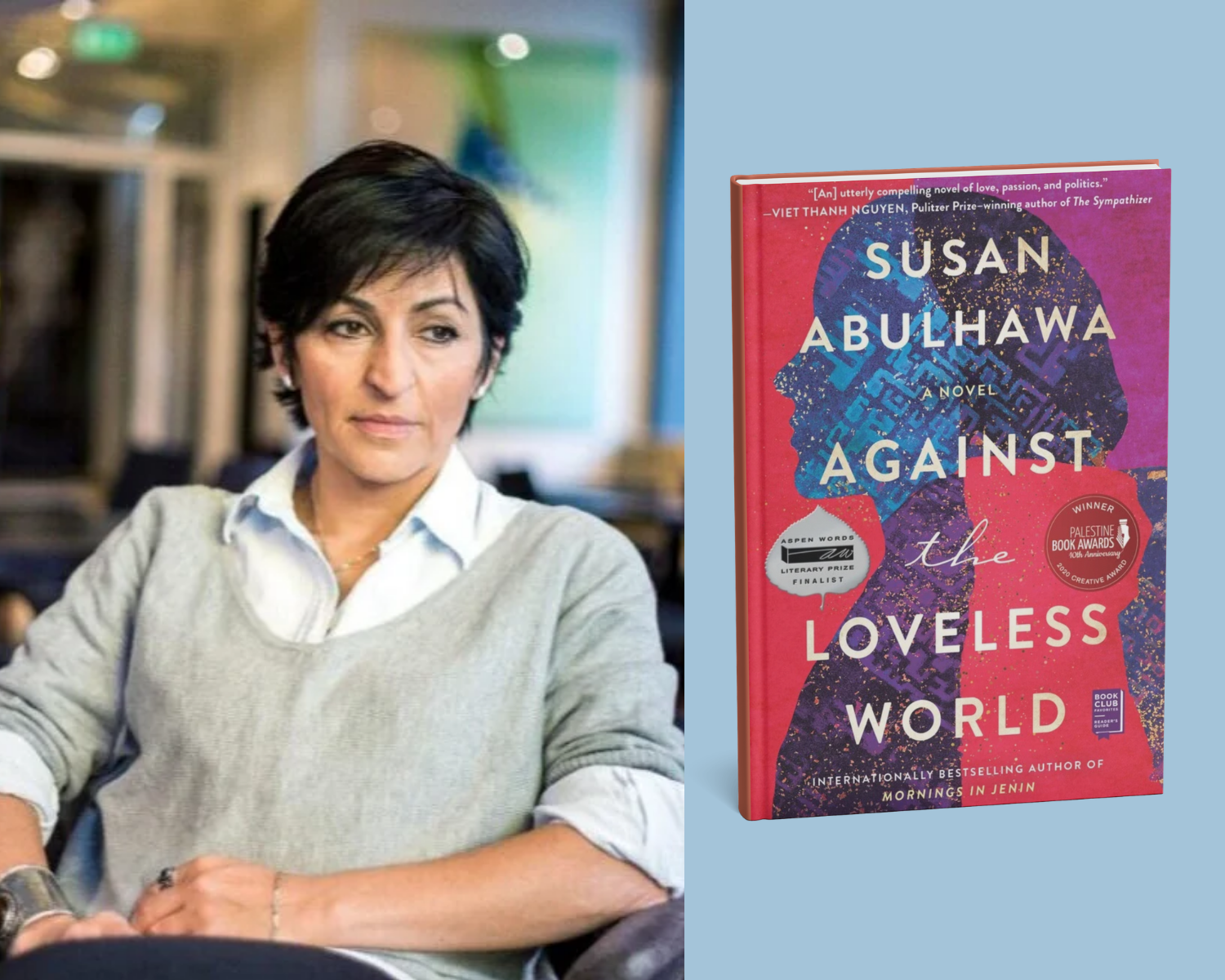 Speaker Susan Abulhawa and her award-winning novel Agains the Loveless World
