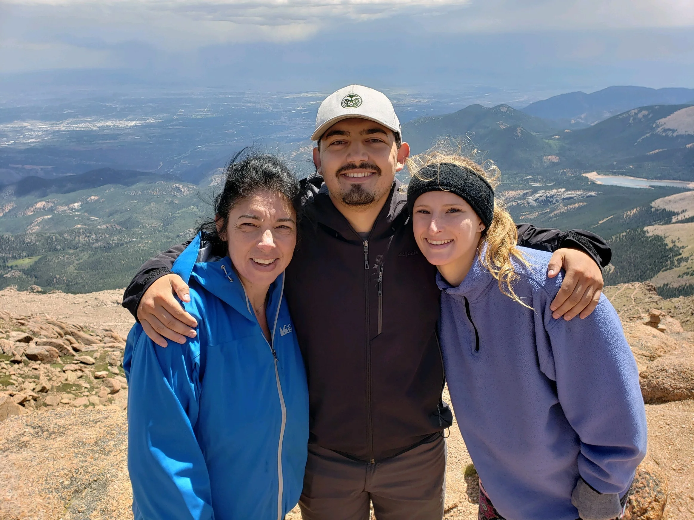 Danielle, Mom, Me top of Pikes.jpg