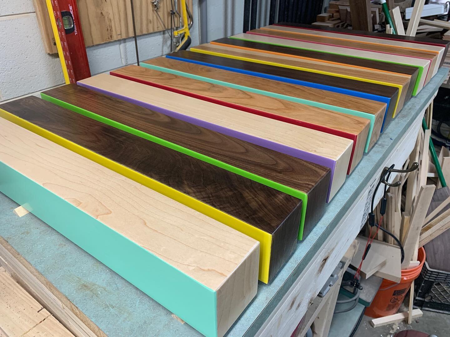 These beauties are just about done. Keep your eyes peeled for our latest addition, arriving to our Etsy shop soon. #elementalwoodcraft #newproduct #comingsoon #supportlocalbusiness #buylocal
