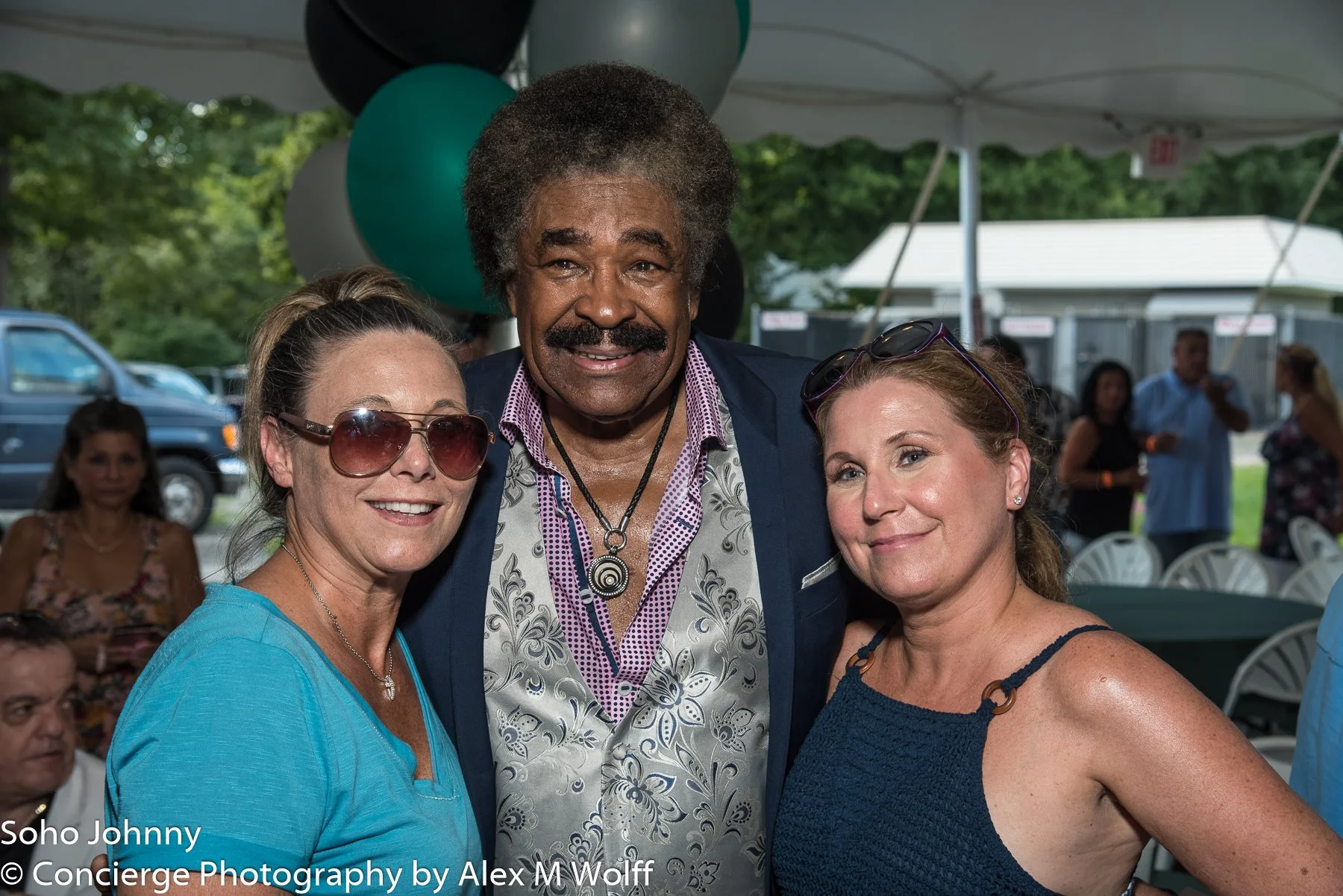 “GEORGE MCCRAE” Taking Time After Performing For A Photo Op at Garden Party 2018