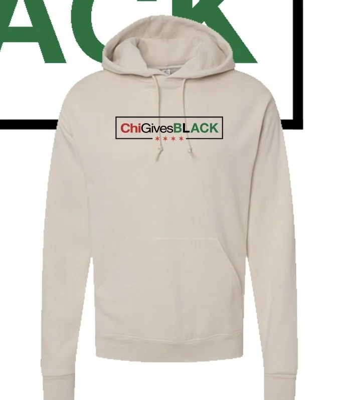 ChiGivesBLACK Hoodie - Oatmeal