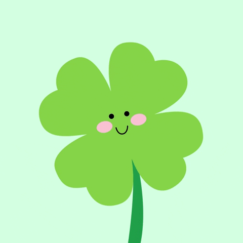 lucky 4 leaf clover.gif