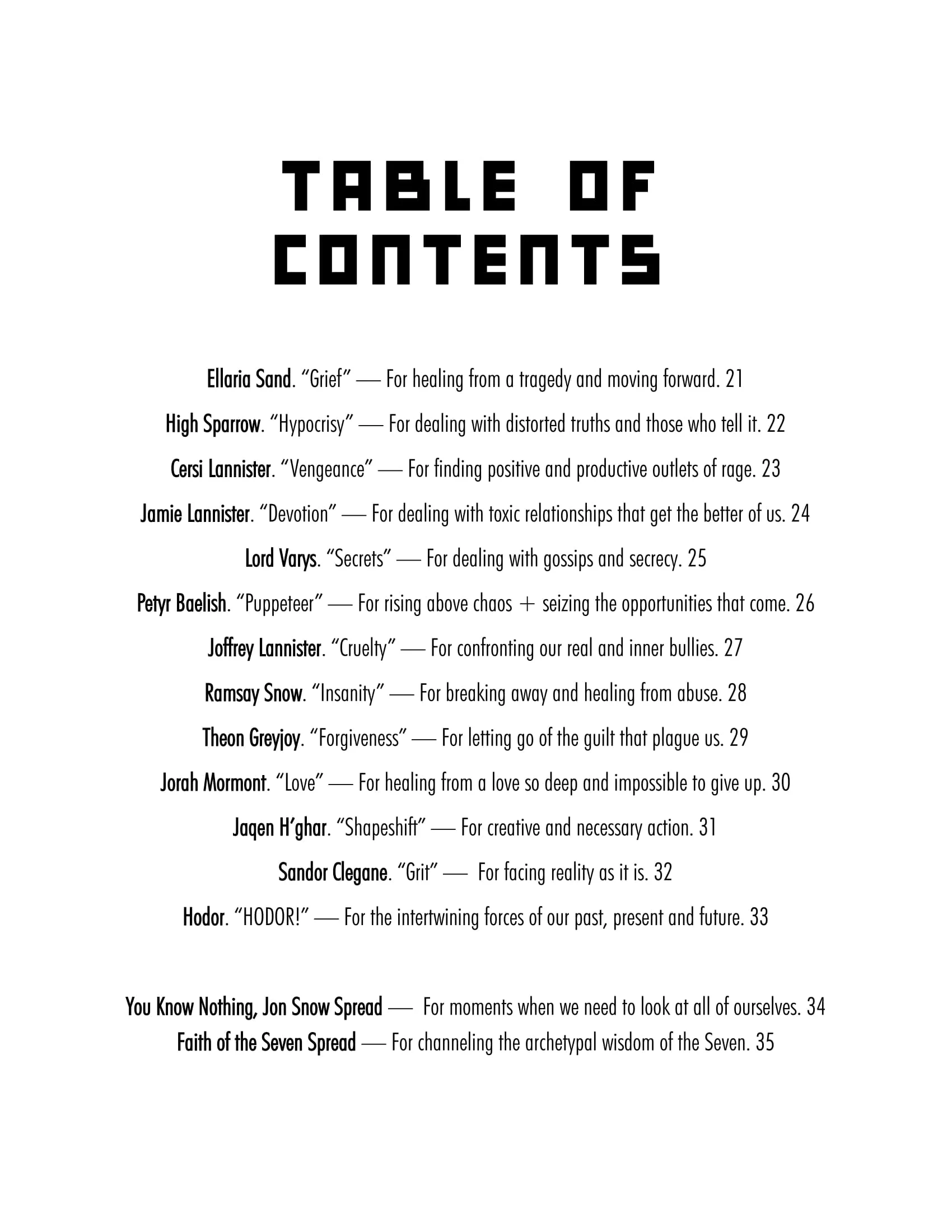 The Game of Thrones Tarot Spreads Book - 31 Tarot Spreads-04.jpg