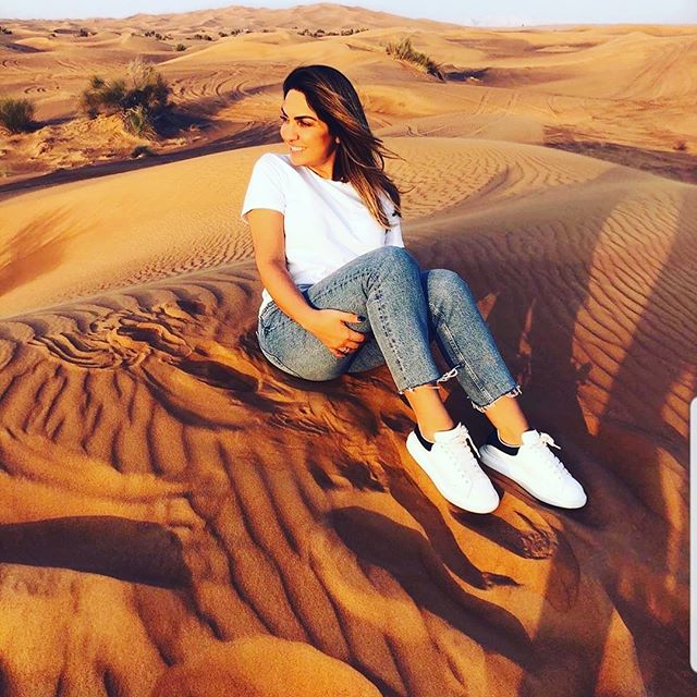 Merci a la belle @myriamkparis et sa famille pour nous avoir rendu visite a Dubai. 
C'etait un plaisir de vous avoir recu pour notre safari Dans le desert. 
N'attendez plus !! En famille ou entre amis, venez vite reserver vos activites 
Www.beyond-du