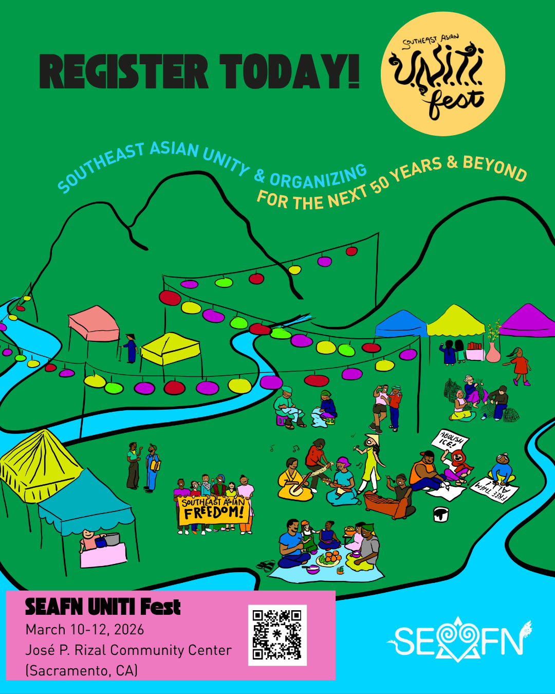 Festival poster - graphic illustration