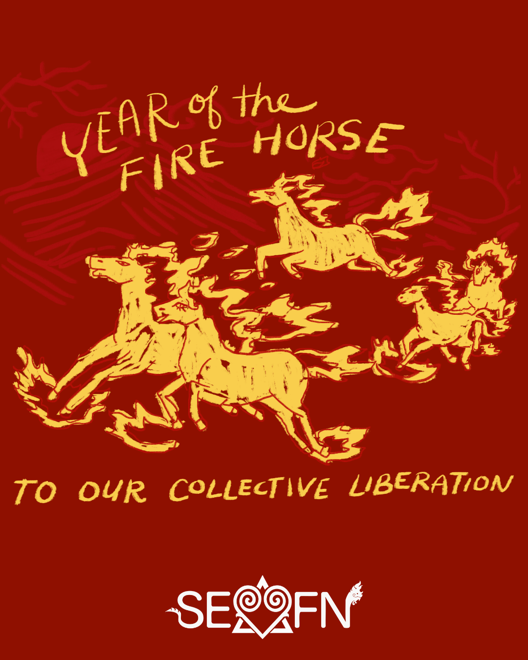 Lunar New Year - graphic illustration