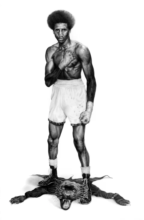 AMERICA'S FINEST 2012 graphite on paper 40 x 26 inches