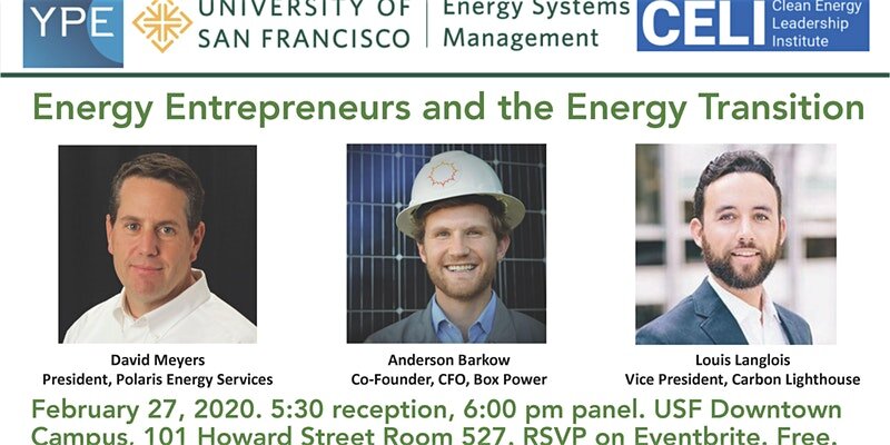Energy Entrepreneurs and the Energy Transition