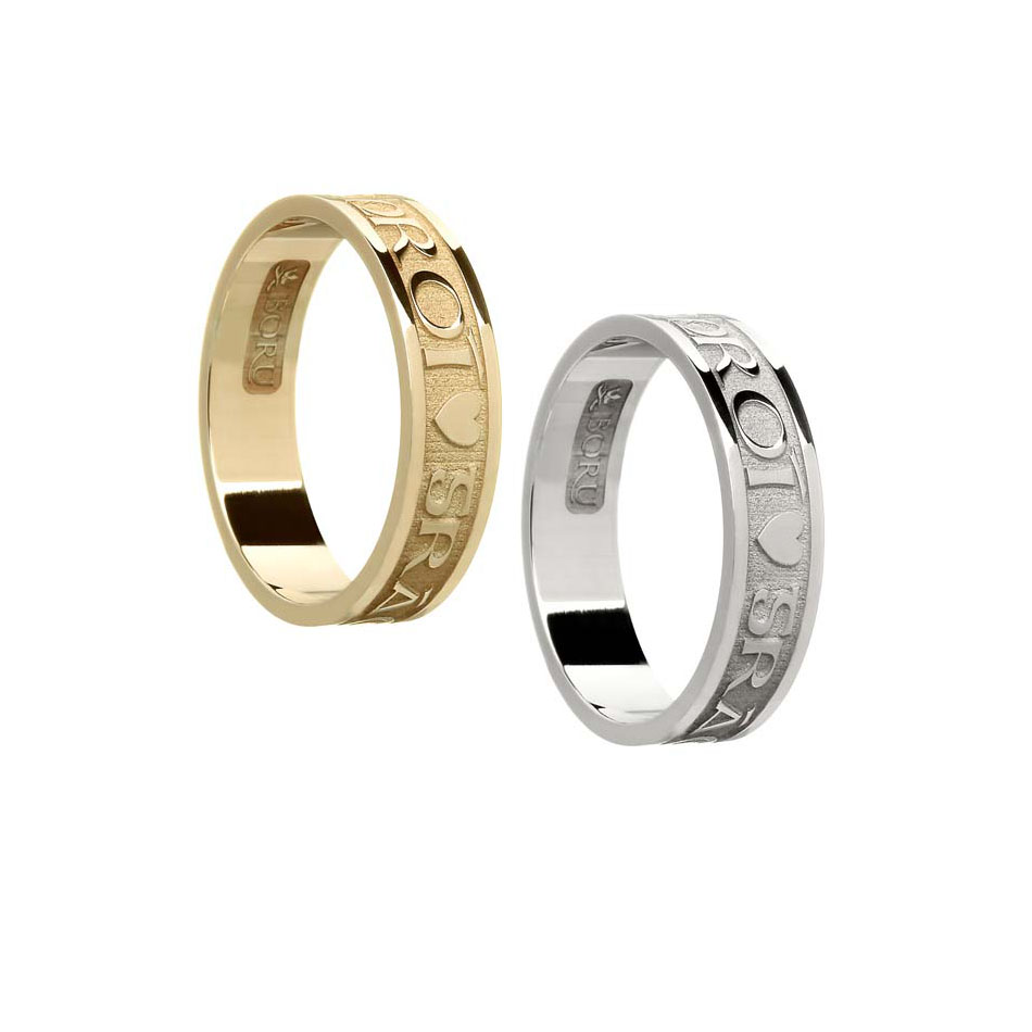 Ladies Gra Geal Mo Chroi Wedding Ring