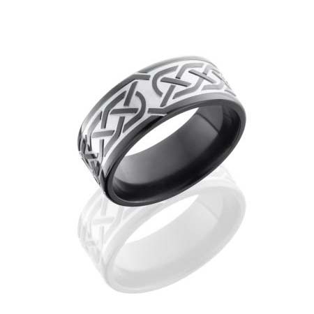 Wide Celtic Knot Wedding Ring