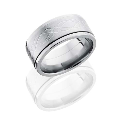 Wide Celtic Spinner Wedding Ring