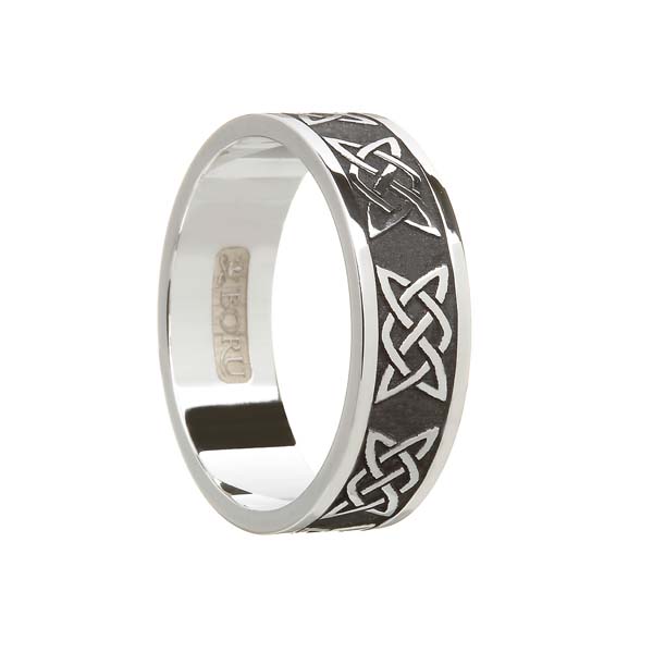 Celtic Knot Ring- Small Shield of Four Directions – Celtic Design Scotland
