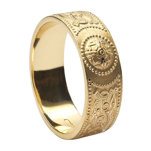 6 mm Celtic Warrior Shield Wedding Ring