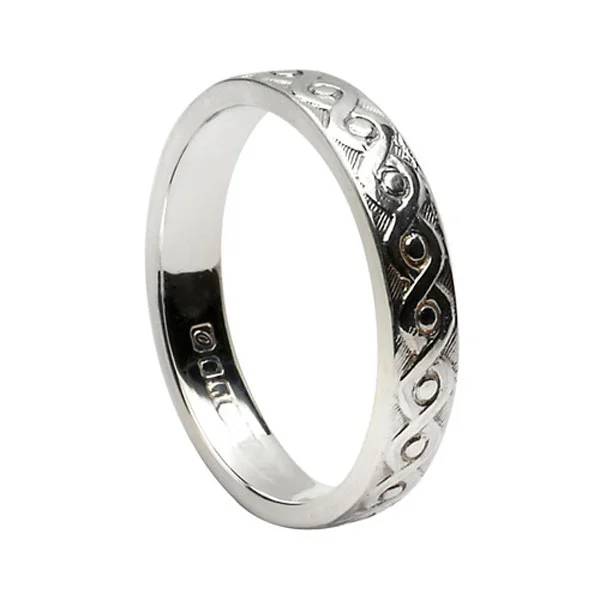 Ladies Celtic Continuity Wedding Ring