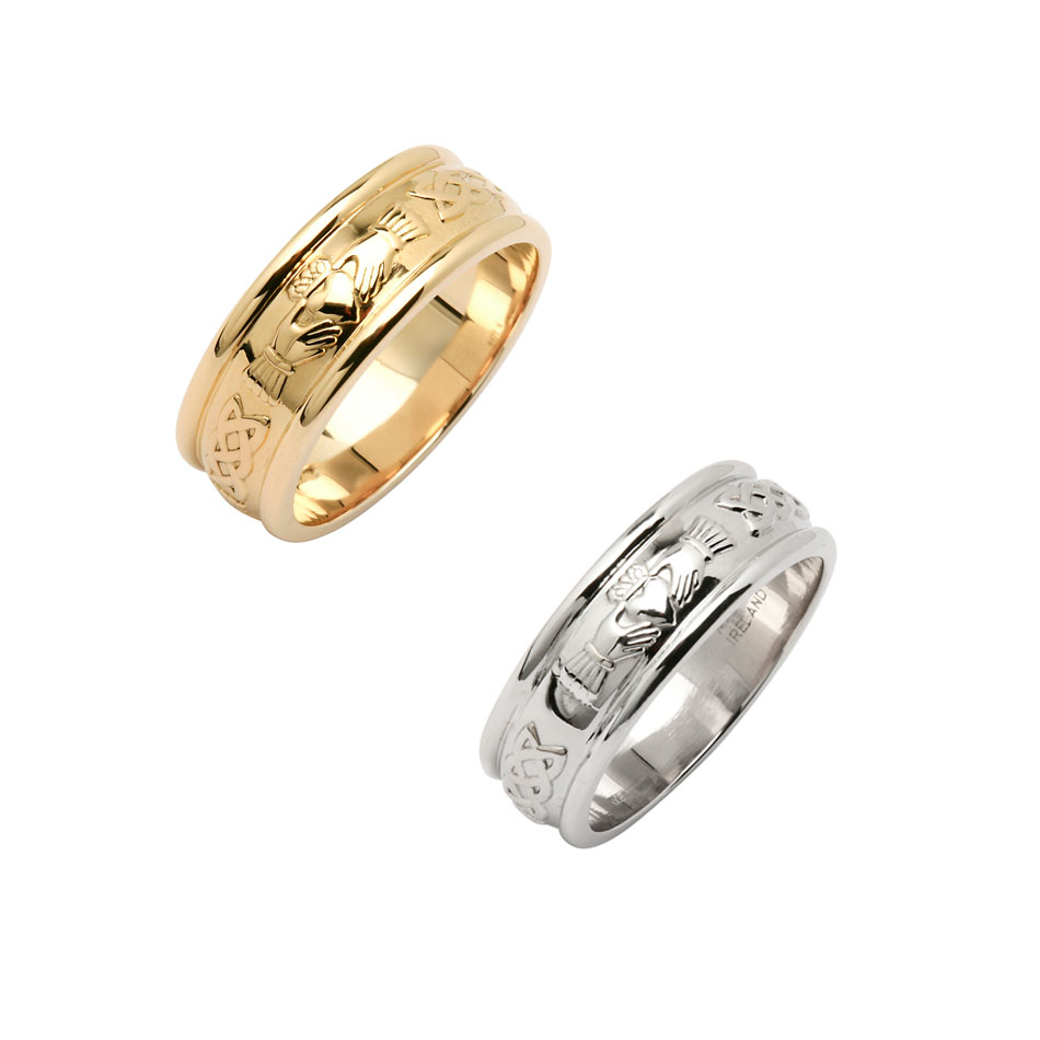 6.5 mm  Corrib Claddagh Wedding Ring
