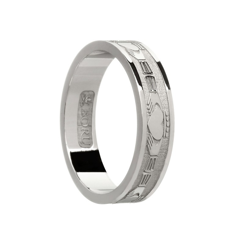 Continuous Claddagh Wedding Band