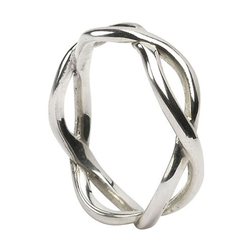 Men's Sterling Silver Celtic Infinity Knot Wedding Ring