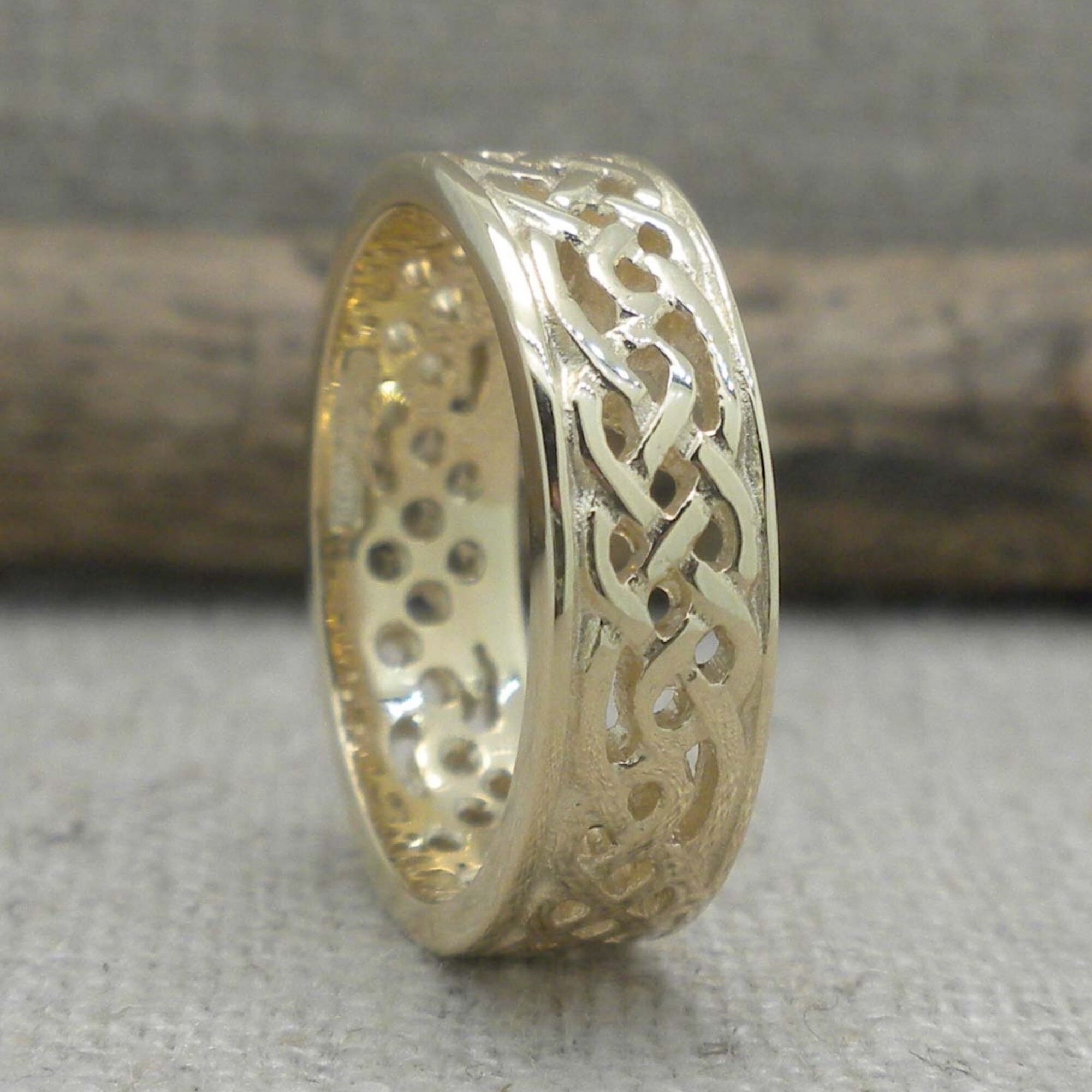 Irish Made Celtic Wedding Ring