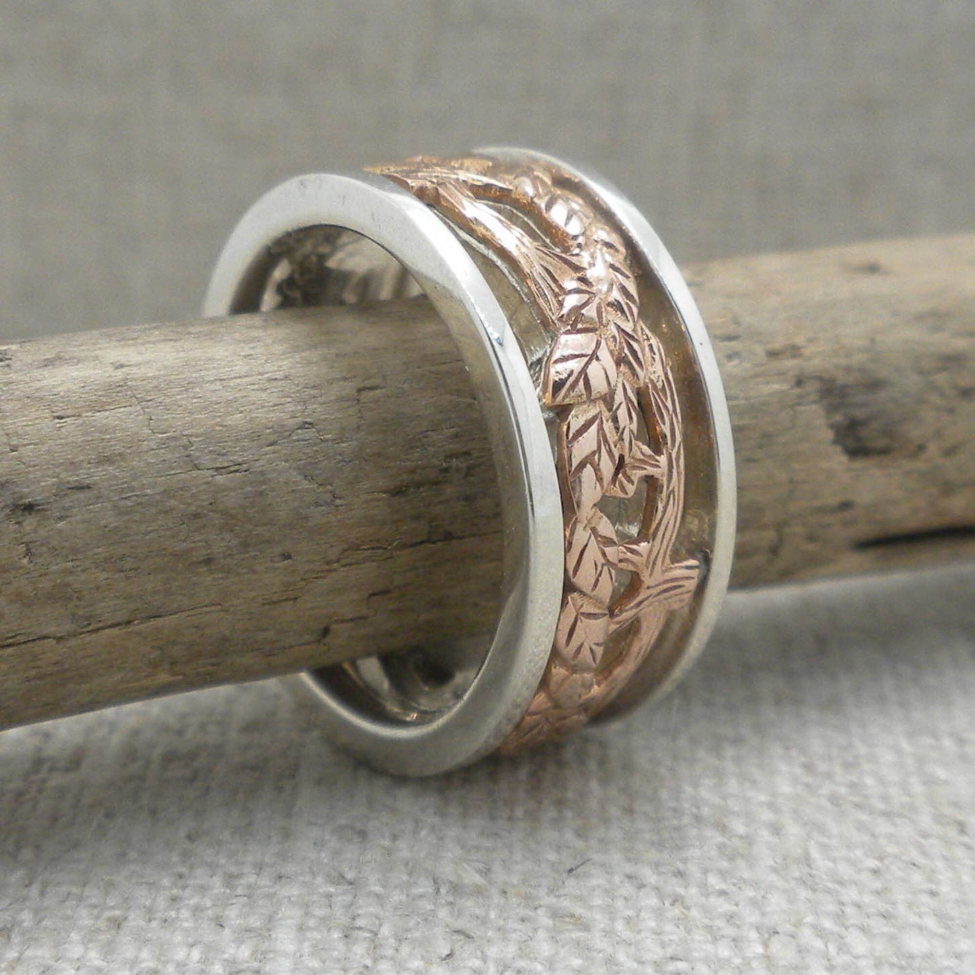 Tree of Life Wedding Band