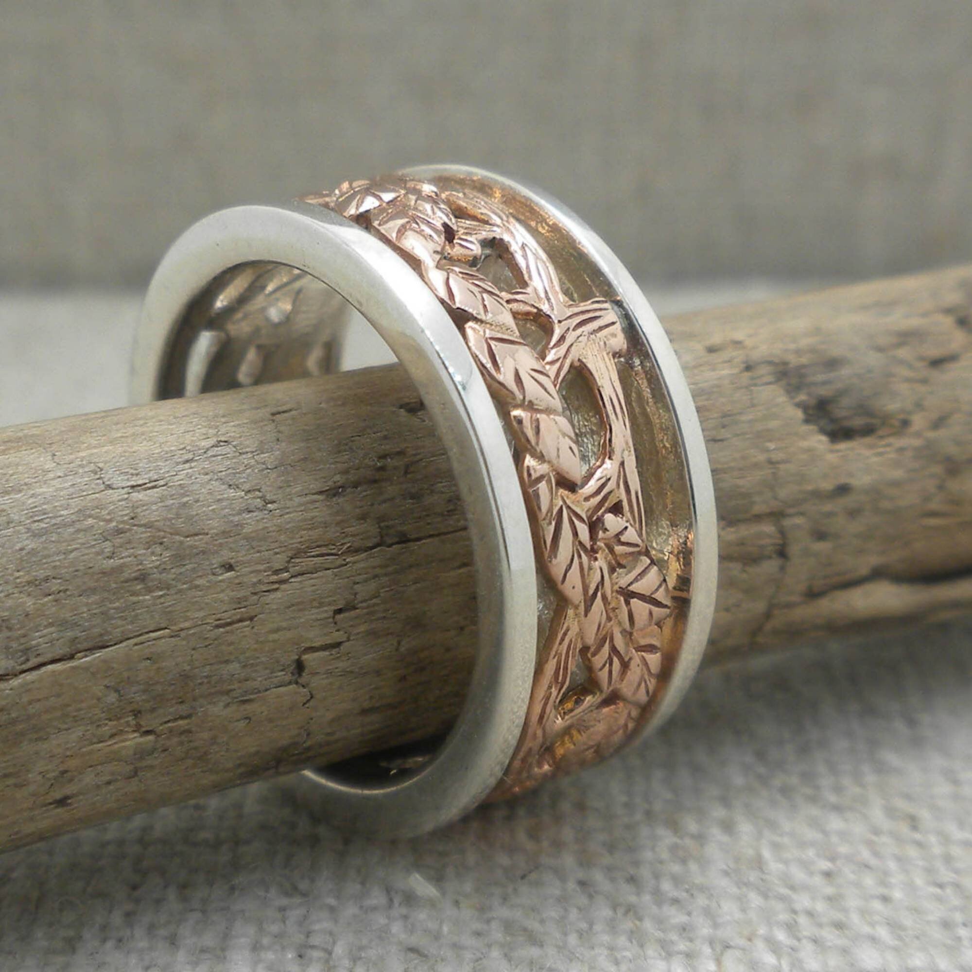 Keith Jack Tree of Life Wedding Band