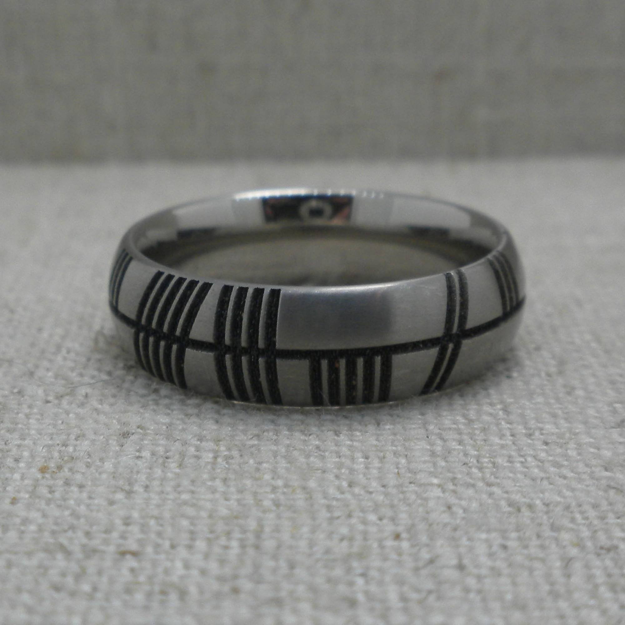 Custom Ogham Wedding Ring