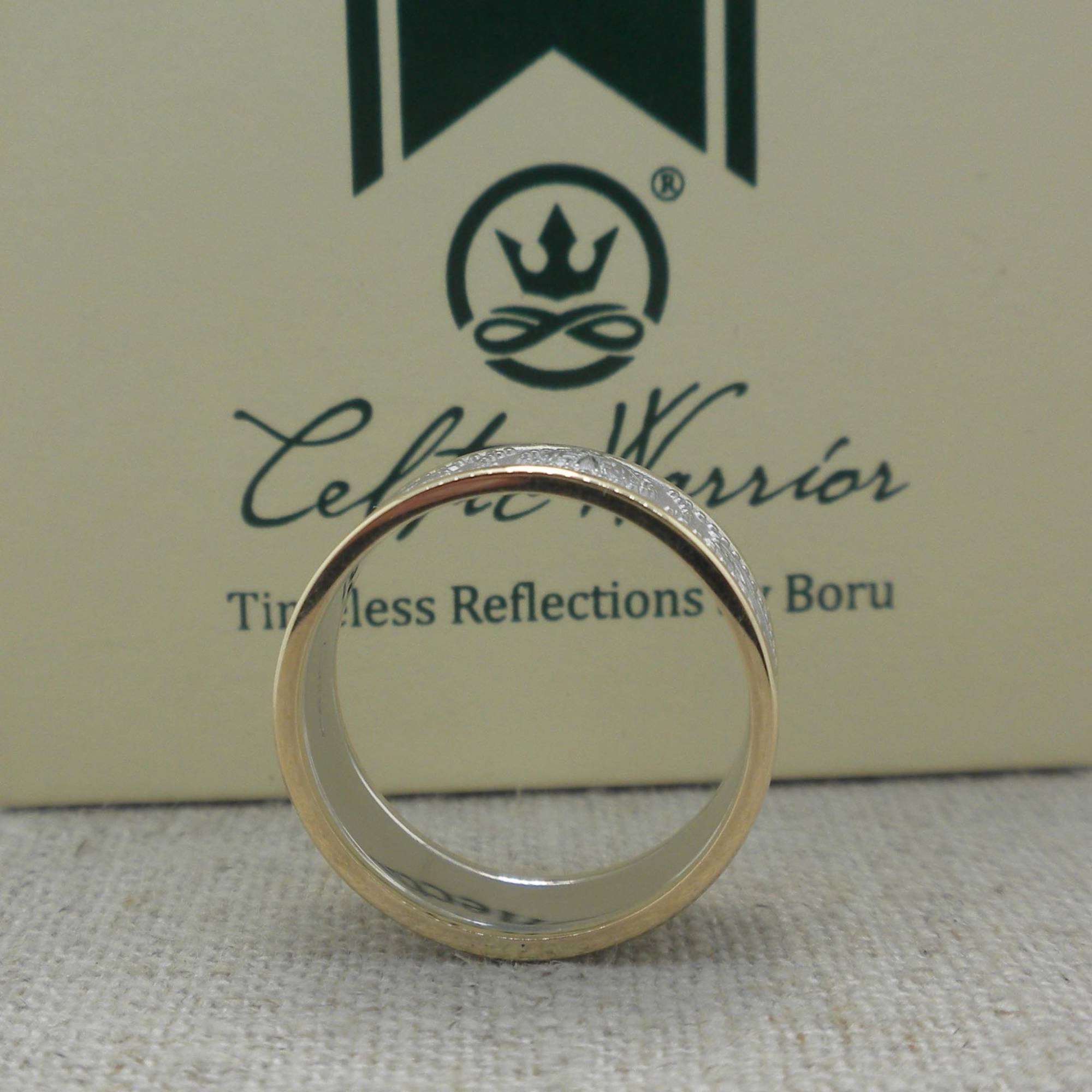 Irish Made Celtic Shield Wedding Ring