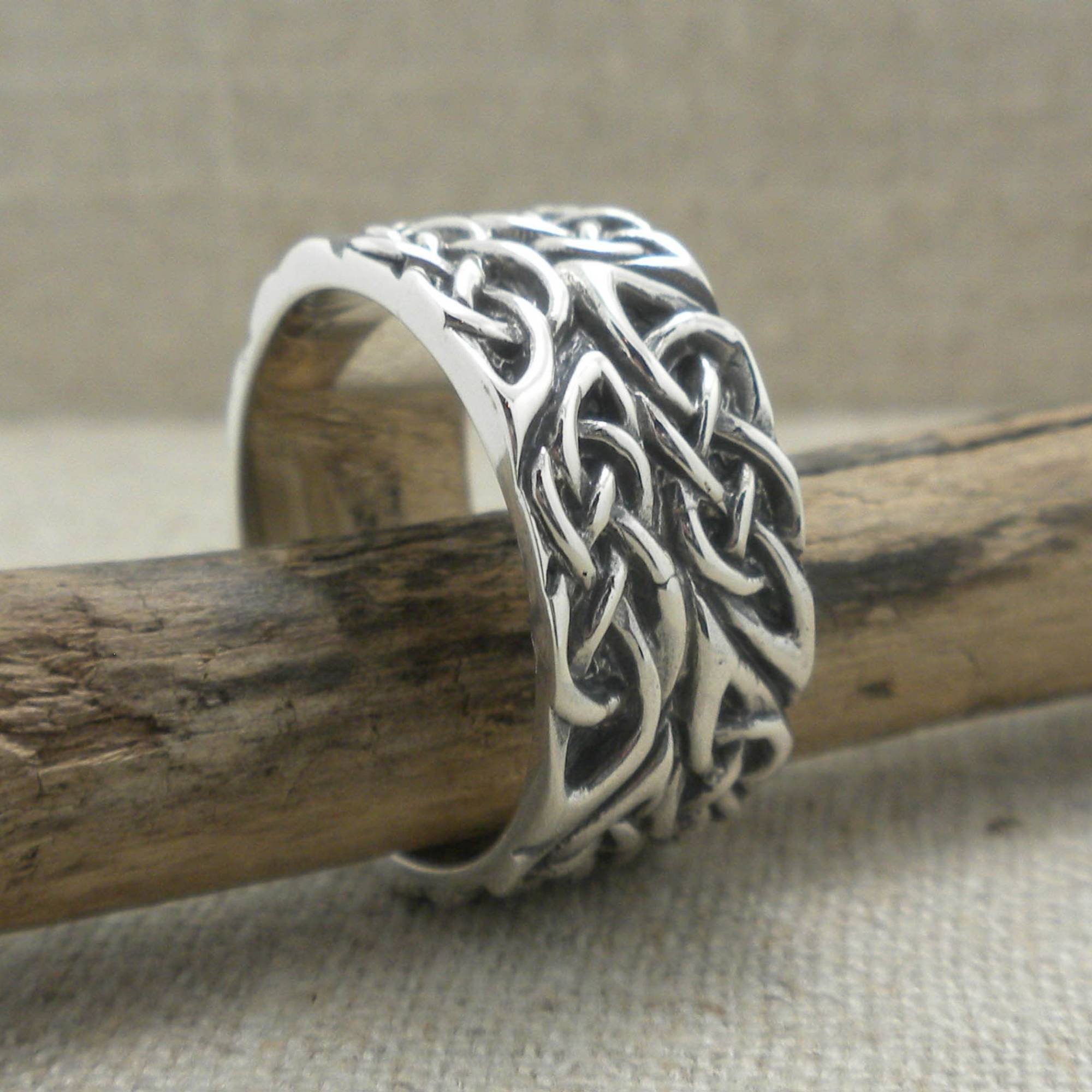 Keith Jack Wedding Ring in Sterling Silver