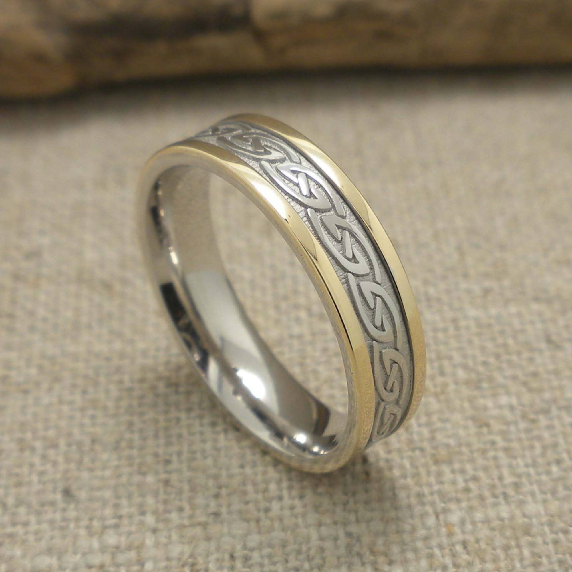 Celtic Wedding Ring by Boru