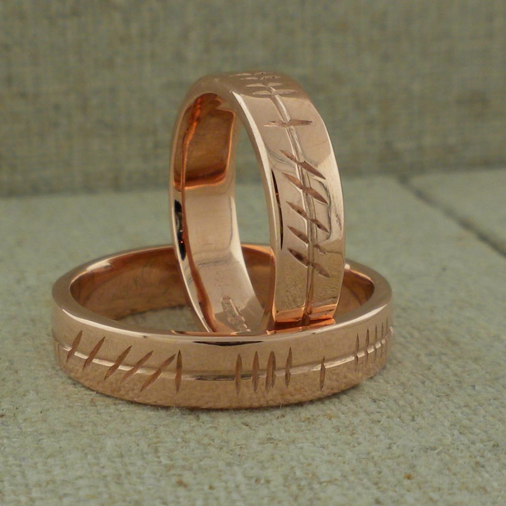 Custom Ogham Wedding Roing