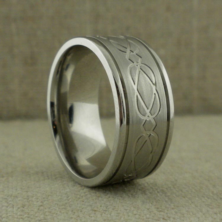 Celtic Weave Wedding Ring — Unique Celtic Wedding Rings
