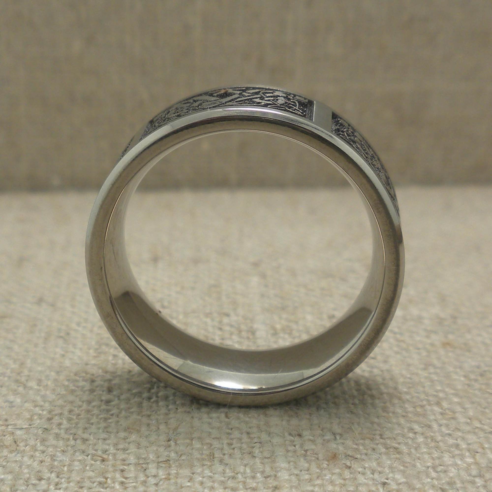 Geti Celtic Hound Wedding Ring