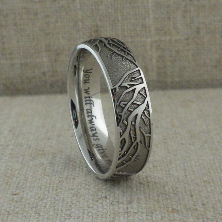 Celtic Tree of Life Wedding Ring