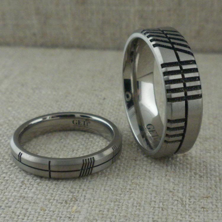 Ogahm Wedding Ring in Titaium from GETi