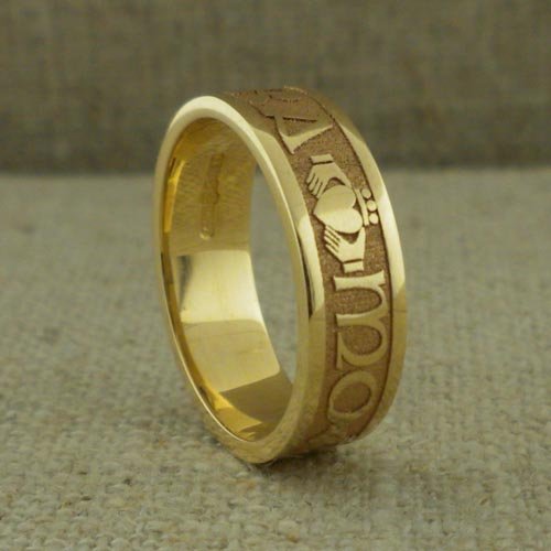 Gaelic Claddagh Wedding Ring