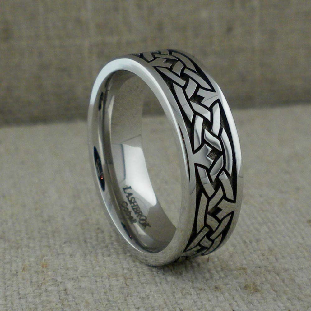 Celtic Wedding ring Cobalt Chrome