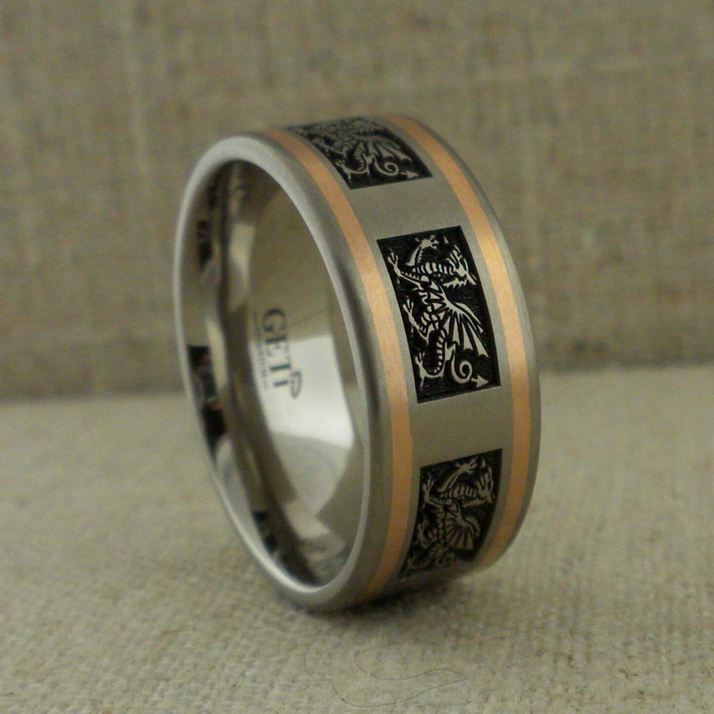 Custom Welsh Wedding Ring