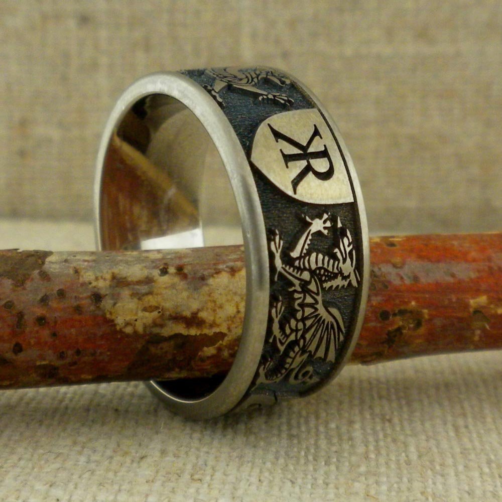 Custom Welsh wedding Ring