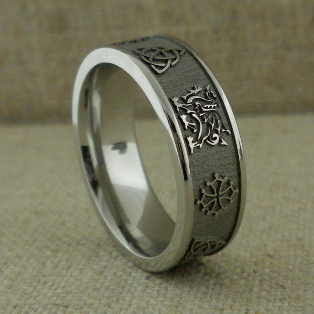 custom Celtic wedding ring
